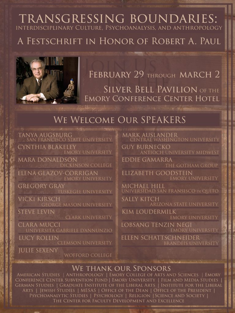 Poster of fastest shift in honor of Dr. Robert Paul, the author's dissertation advisor.