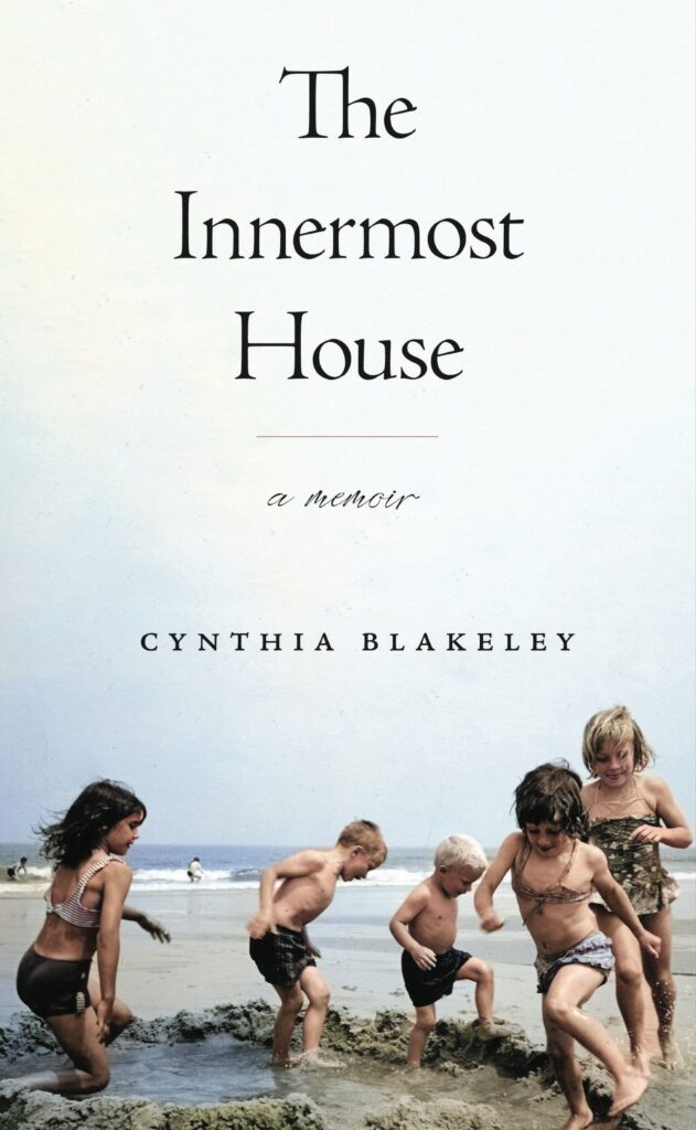 Book Cover, Title: The Innermost House, Photo of five children at beach